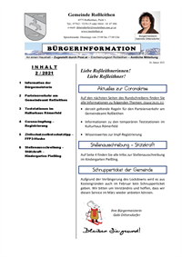 Gemeindebürgerinformation 3/2021